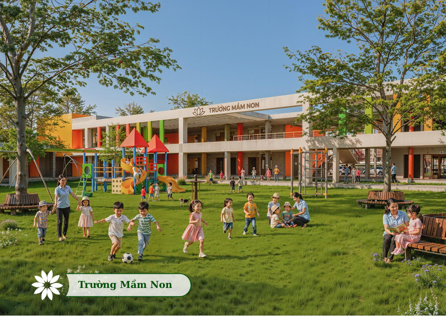 Trường mầm non tại Phước Đông New City